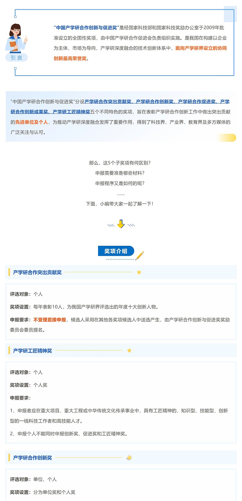 中國產學研領域最高榮譽！中國產學研合作創新與促進獎如何申報？_壹伴長圖1